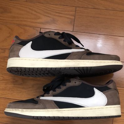 Travis Scott × Nike Air Jordan 1 Low OG SP-T "Black/Dark Mocha"