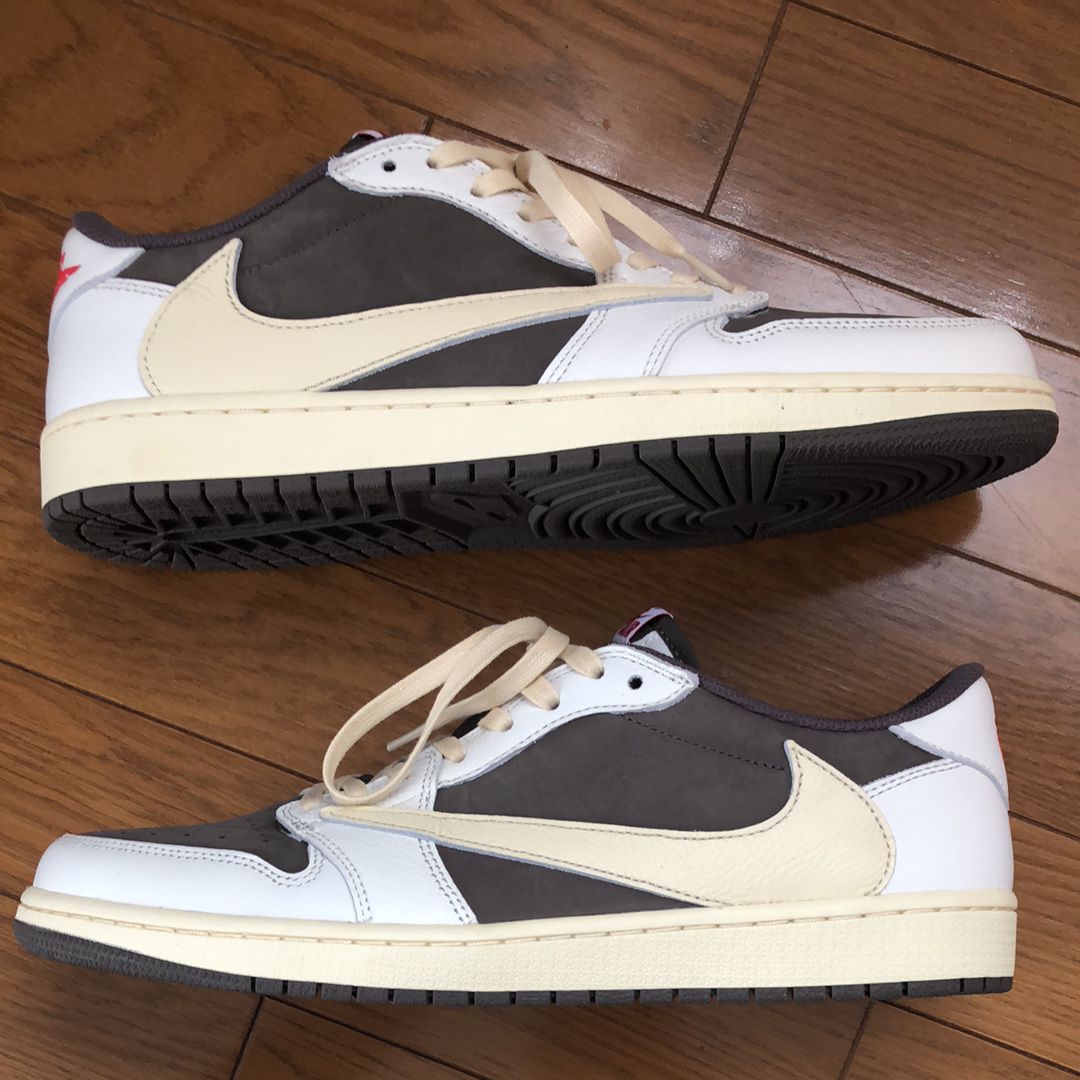 Travis Scott × Nike Air Jordan 1 Low OG SP "Reverse Mocha/Sail and Ridgerock"