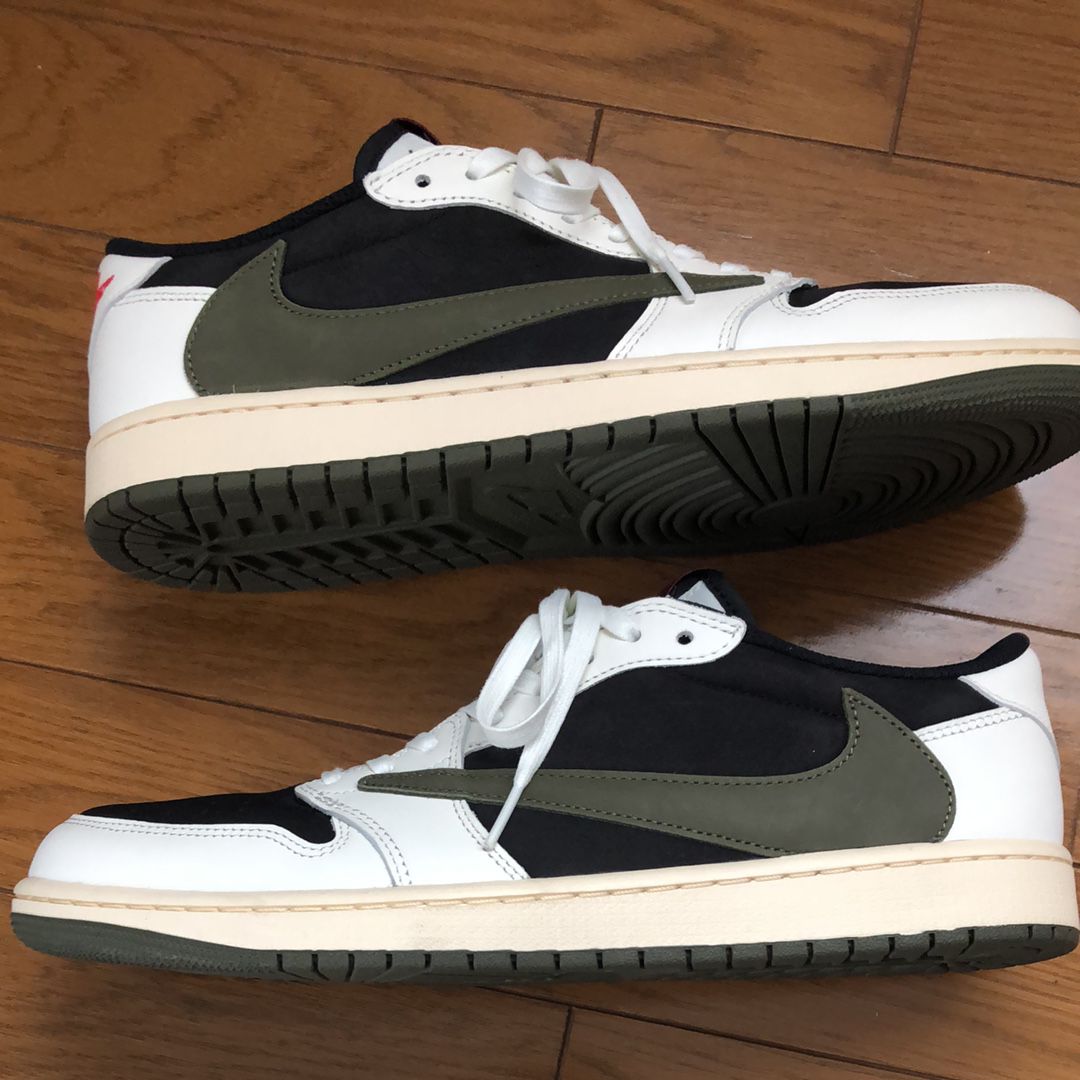Travis Scott × Nike Women's Air Jordan 1 Low OG "Medium Olive"