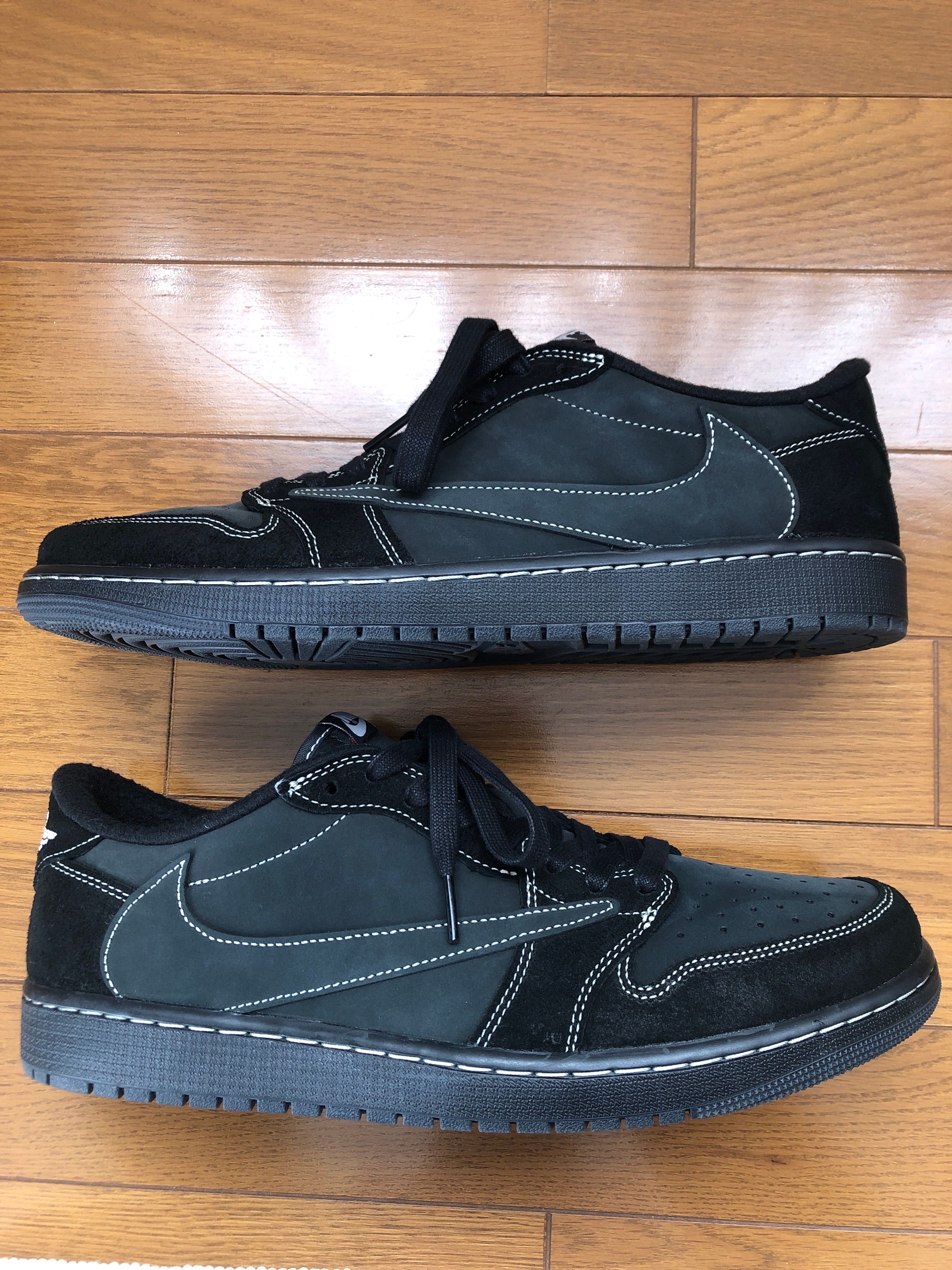 Travis Scott × Nike Air Jordan 1 Low OG SP "Black Phantom"