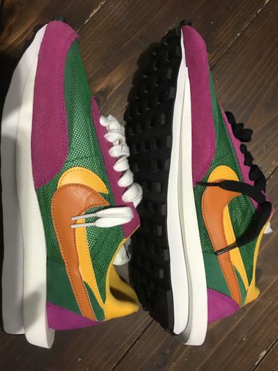 sacai × NIKE LDV WAFFLE "PINE GREEN"