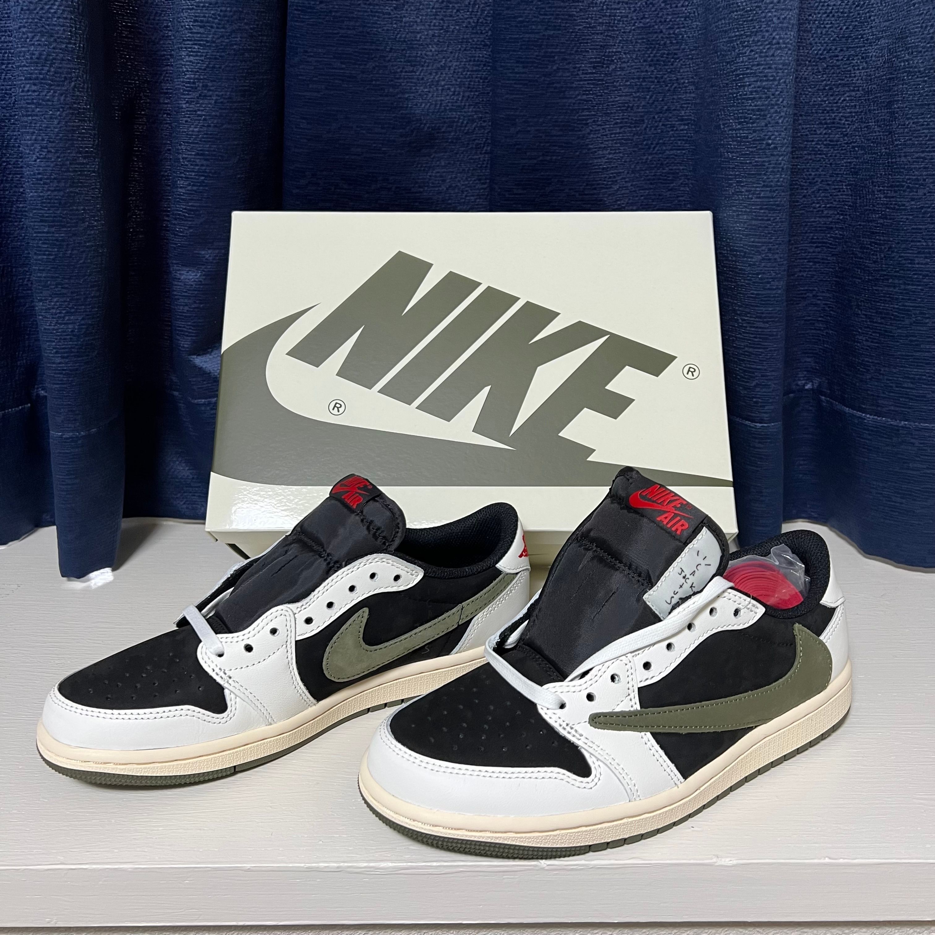 Travis Scott × Nike Women's Air Jordan 1 Low OG "Medium Olive"