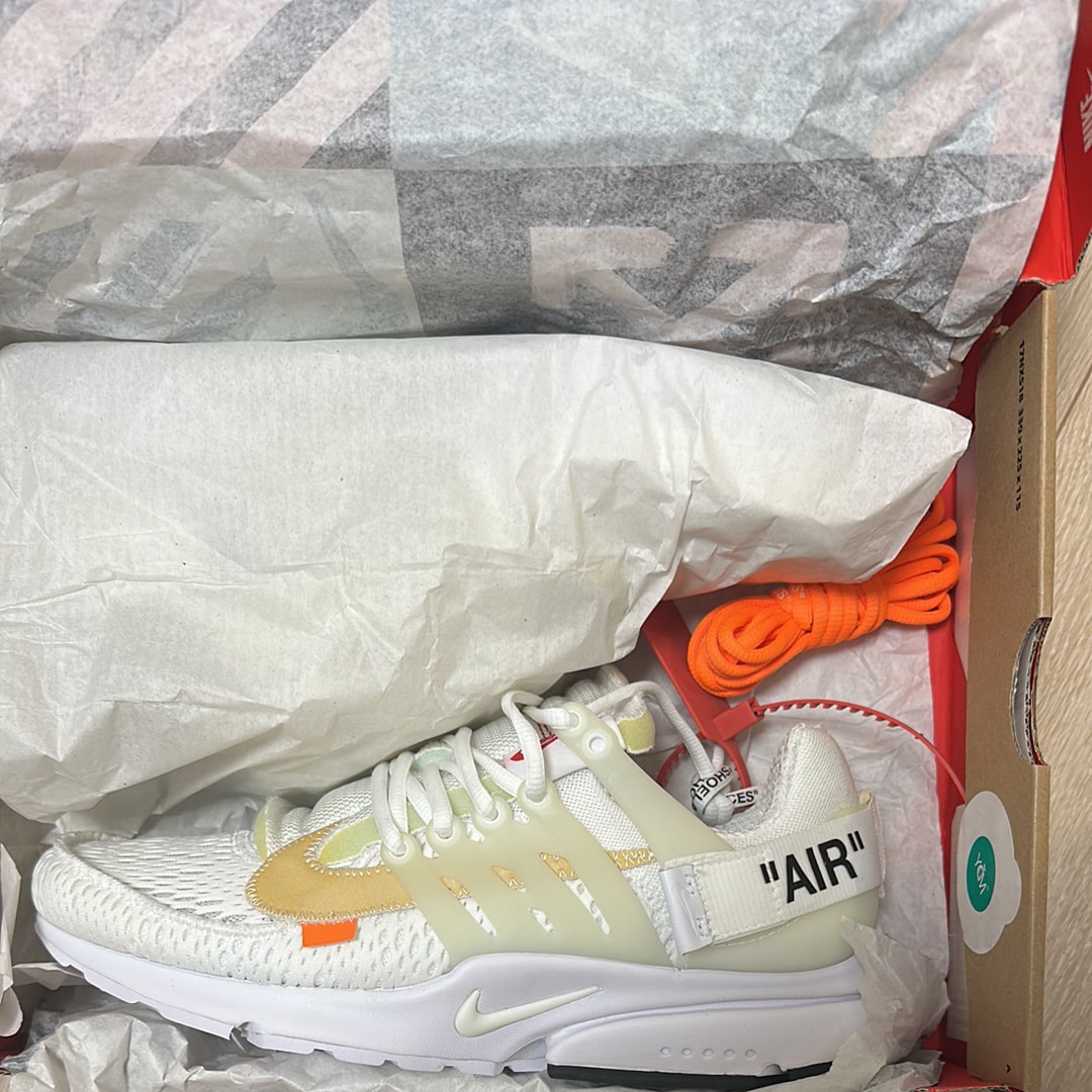Off-White × Nike Air Presto "White/Black/Cone"