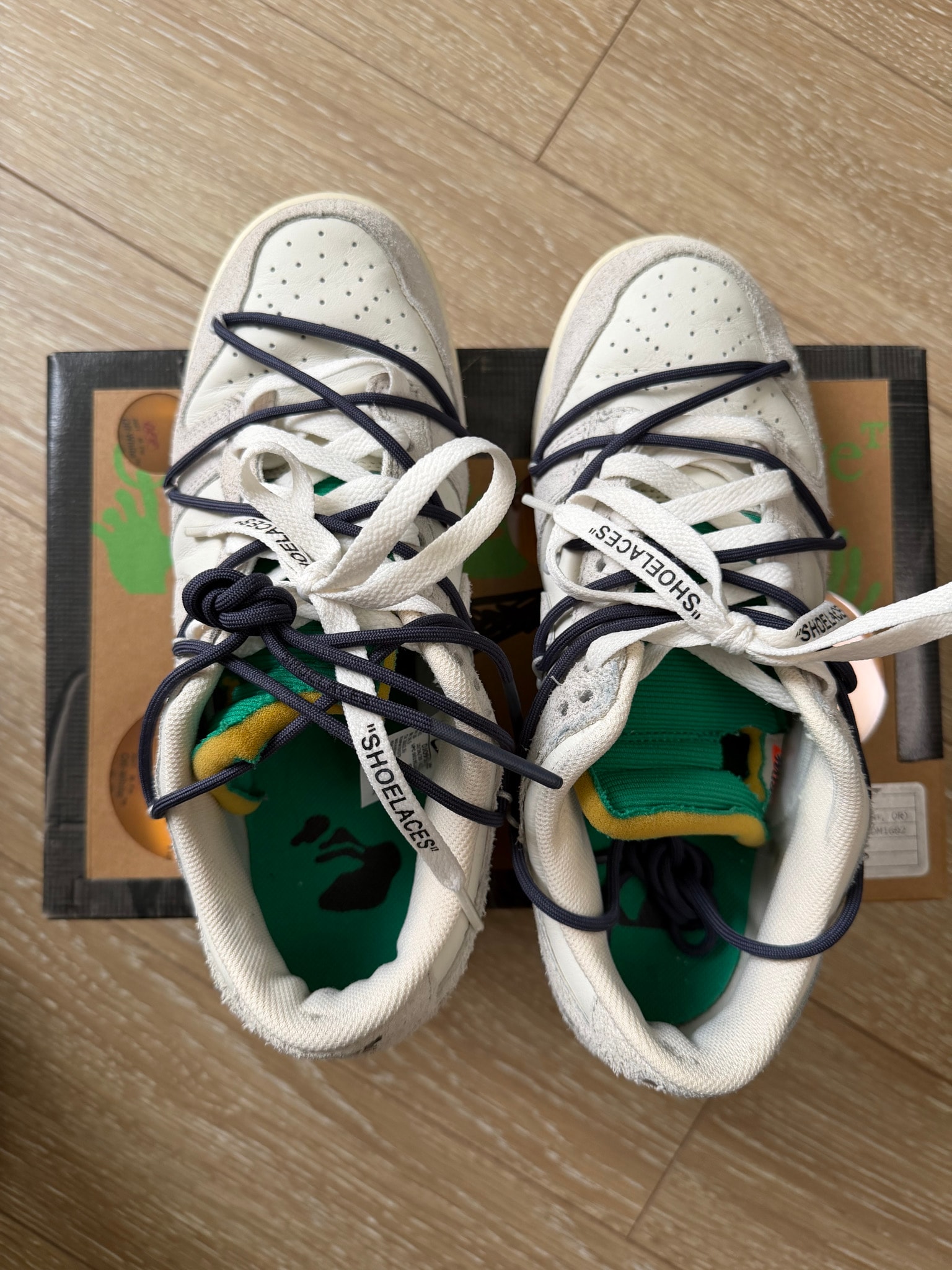 Off-White × Nike Dunk Low "Sail/Neutral Grey/Gridiron"