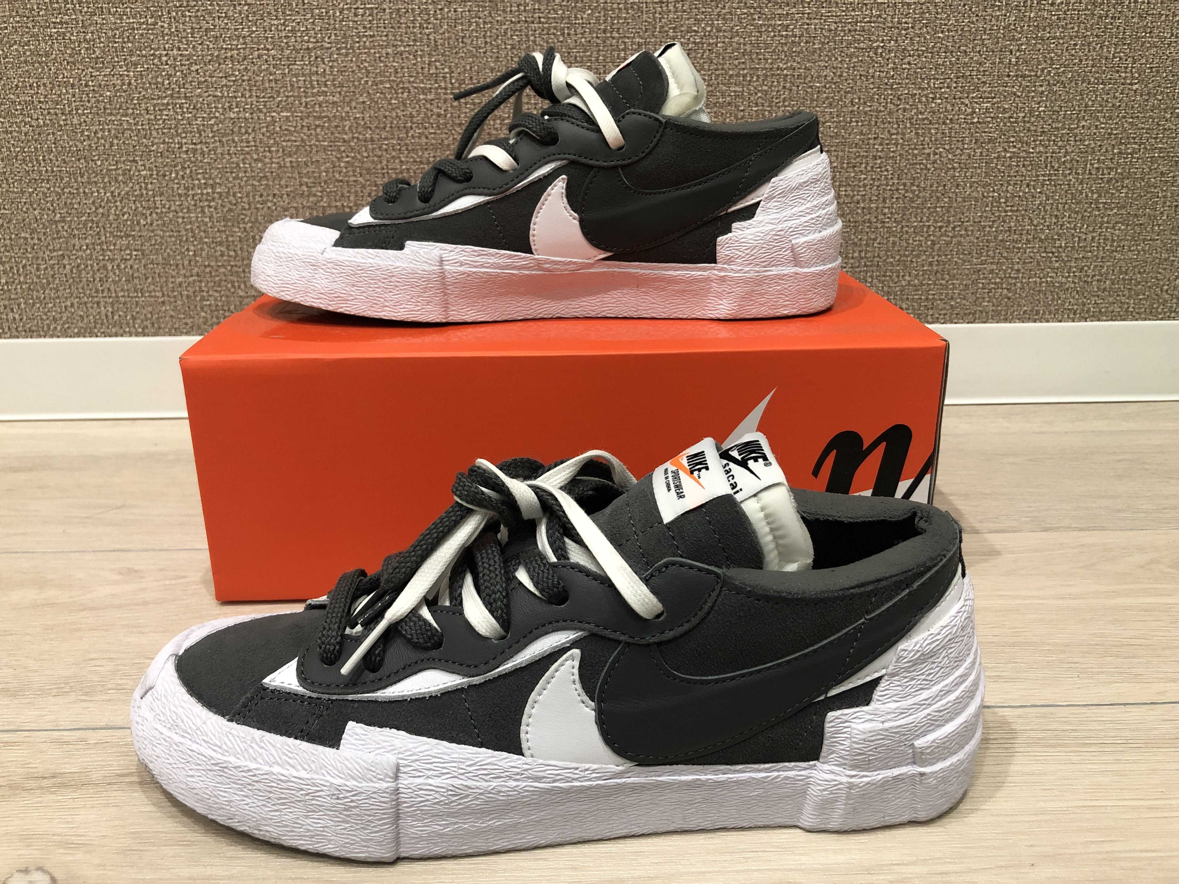 Sacai × Nike Blazer Low "Iron Grey"