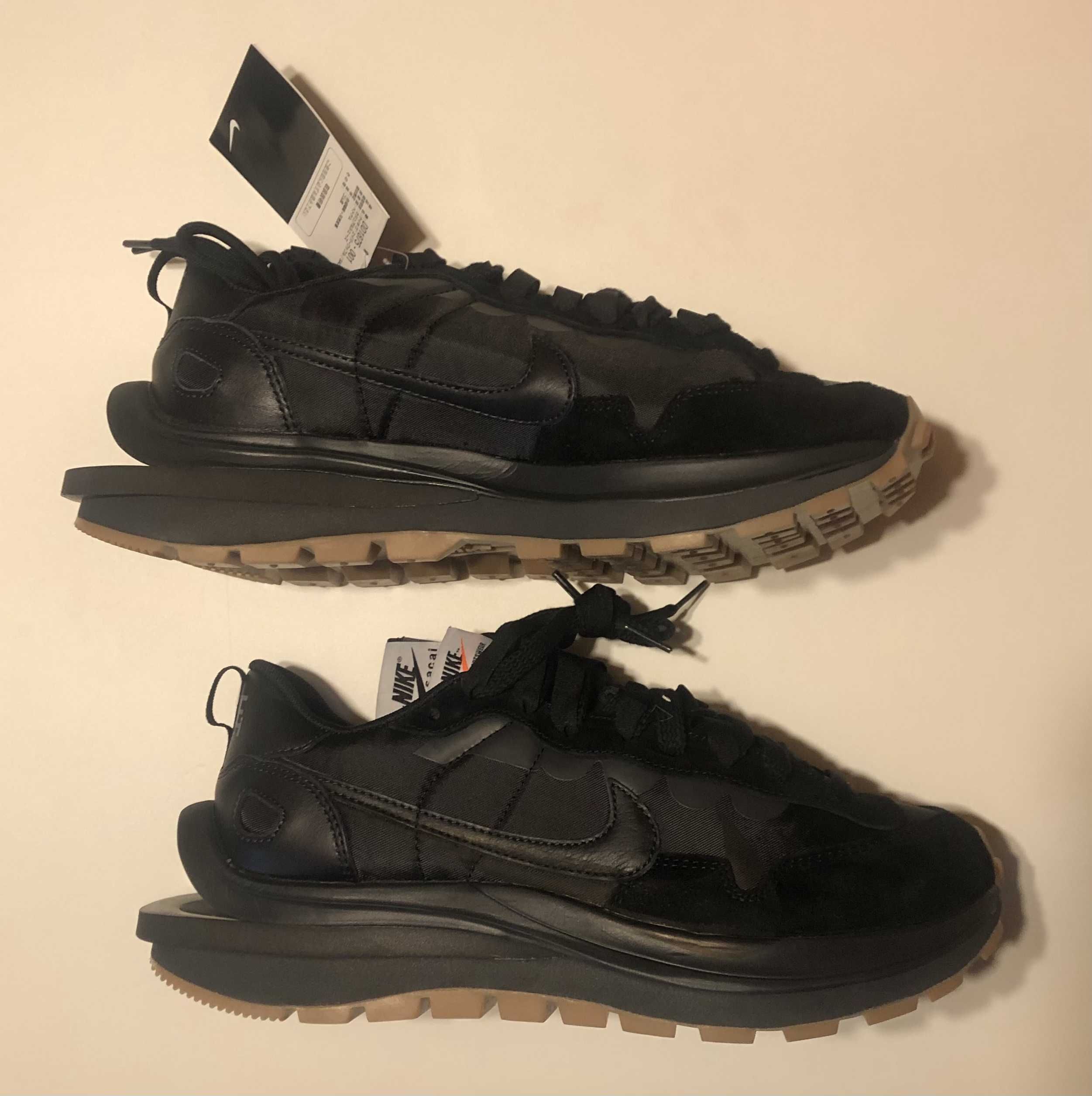sacai × Nike VaporWaffle "Black Gum"