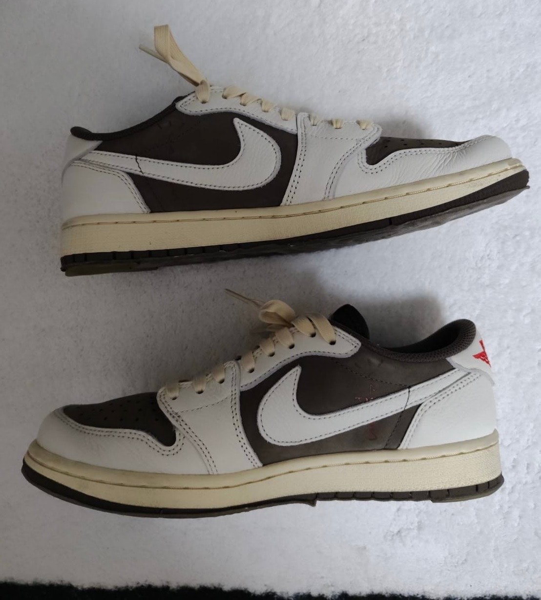 Travis Scott × Nike Air Jordan 1 Low OG SP "Reverse Mocha/Sail and Ridgerock"