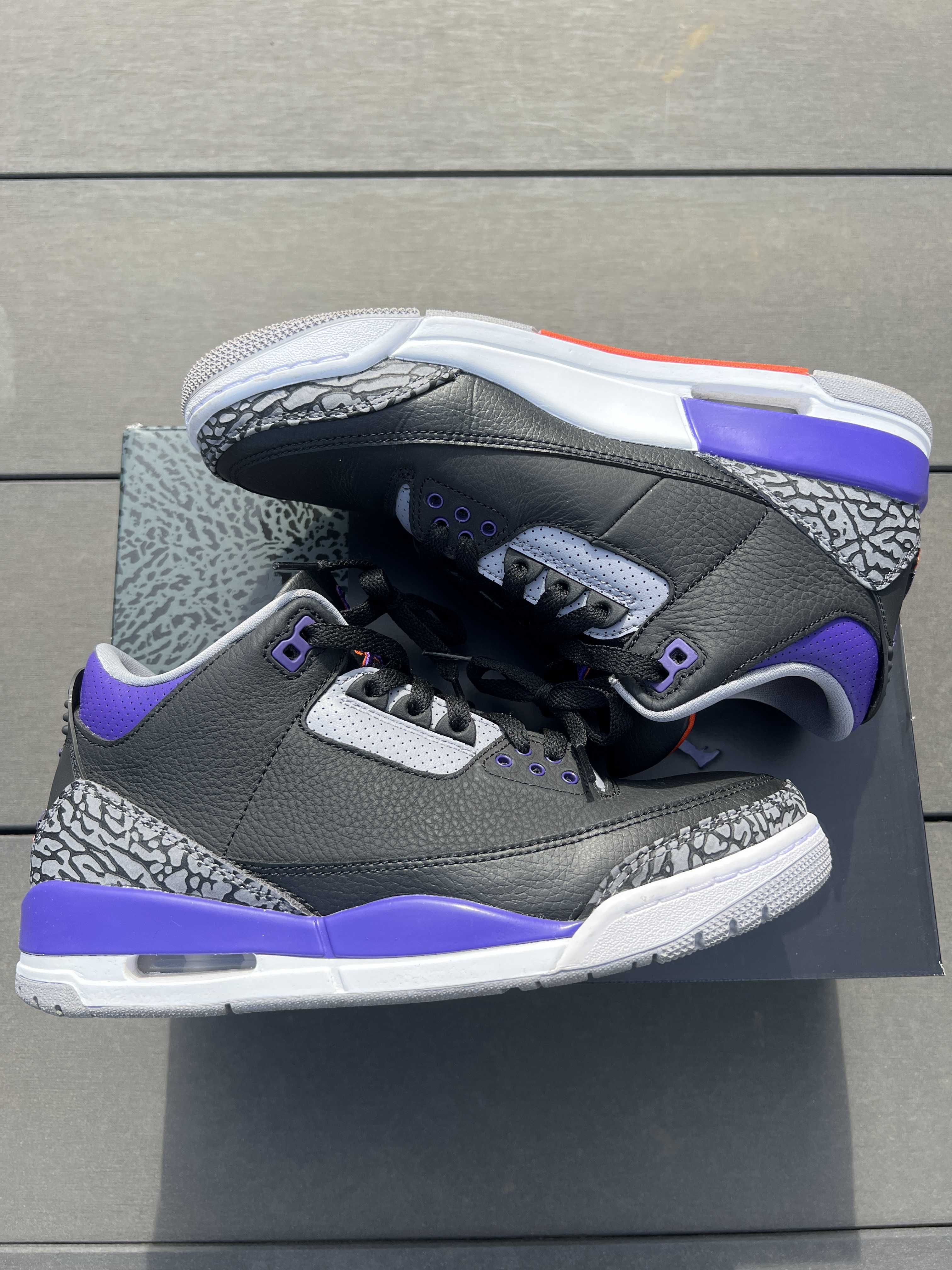 Nike Air Jordan 3 Retro "Black/Court Purple"