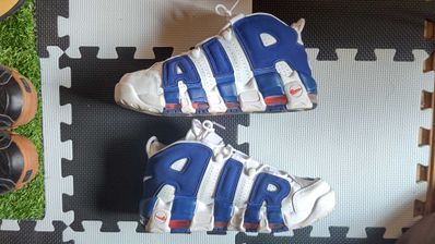 NIKE AIR MORE UPTEMPO 96 "WHITE/DEEP ROYAL BLUE"