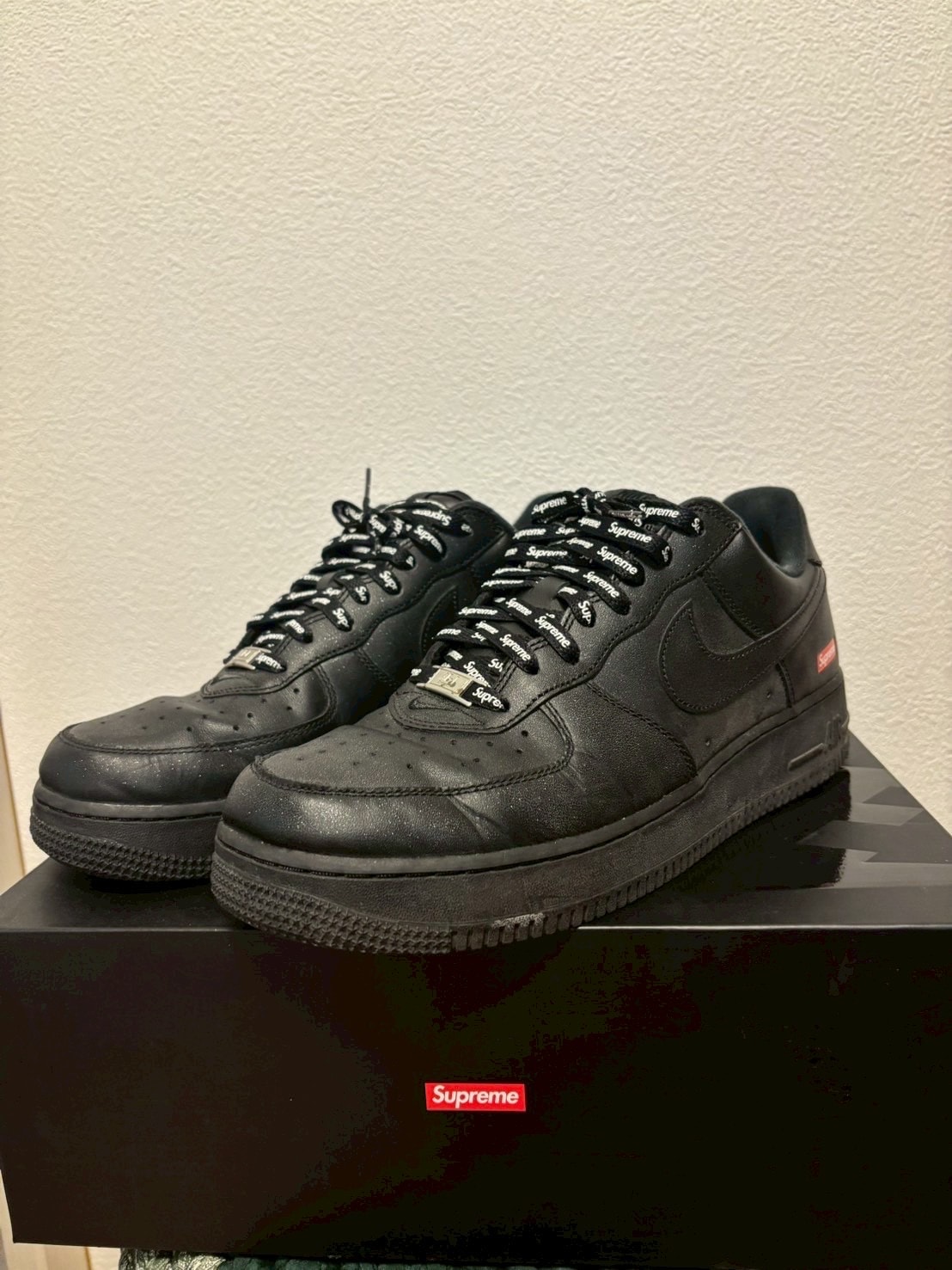 Supreme × Nike Air Force 1 Low "Black"