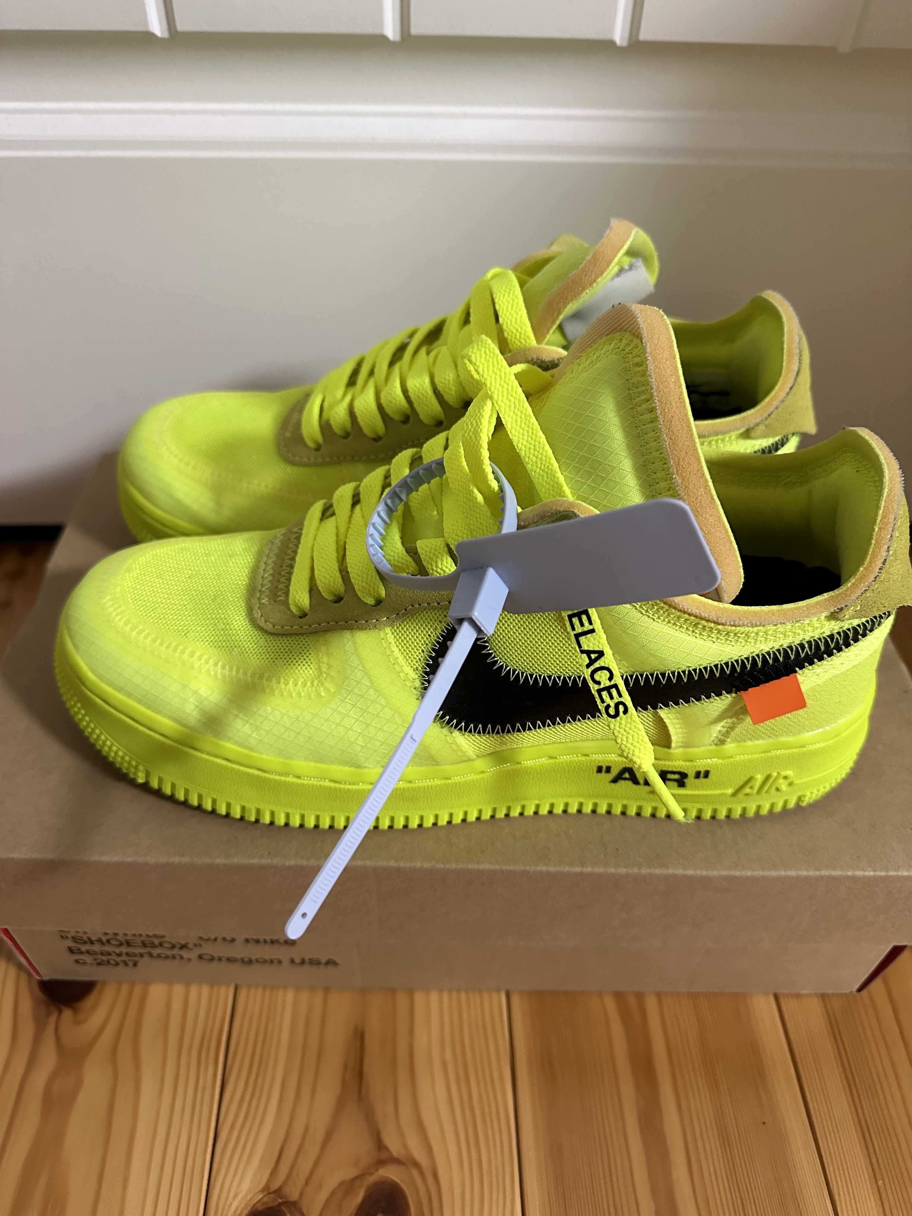 Off-White × Nike Air Force 1 Low "Volt"