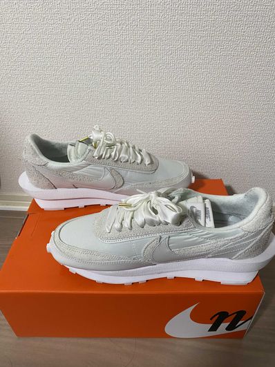 sacai × Nike LDV Waffle "Triple White"