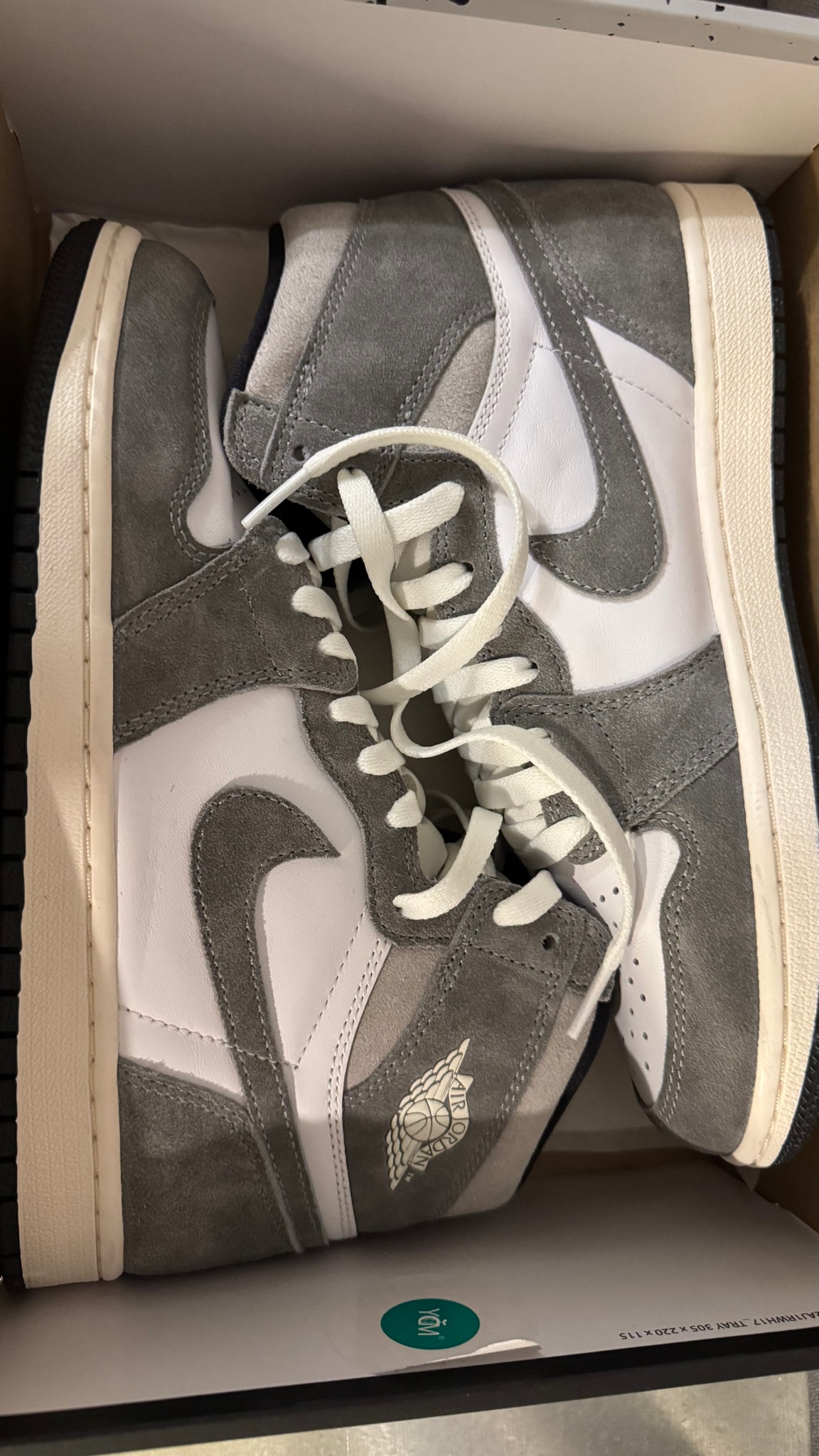 Nike Air Jordan 1 Retro High OG "Black and Smoke Grey"