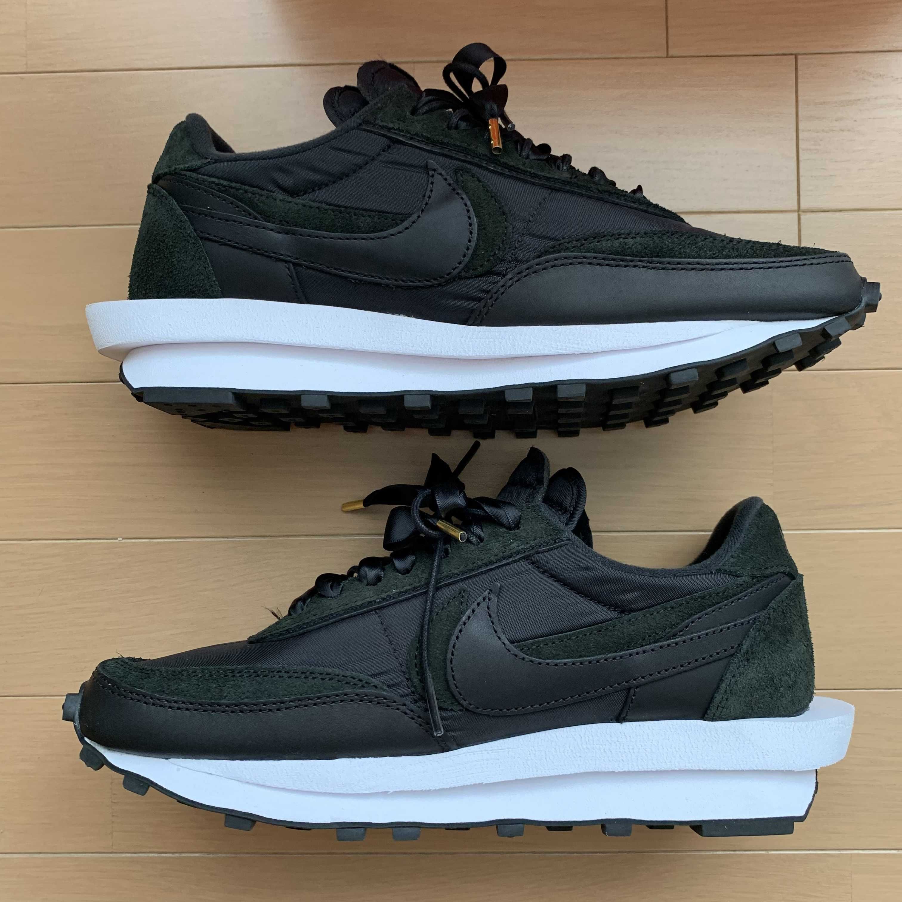 sacai × Nike LDV Waffle "Triple Black"