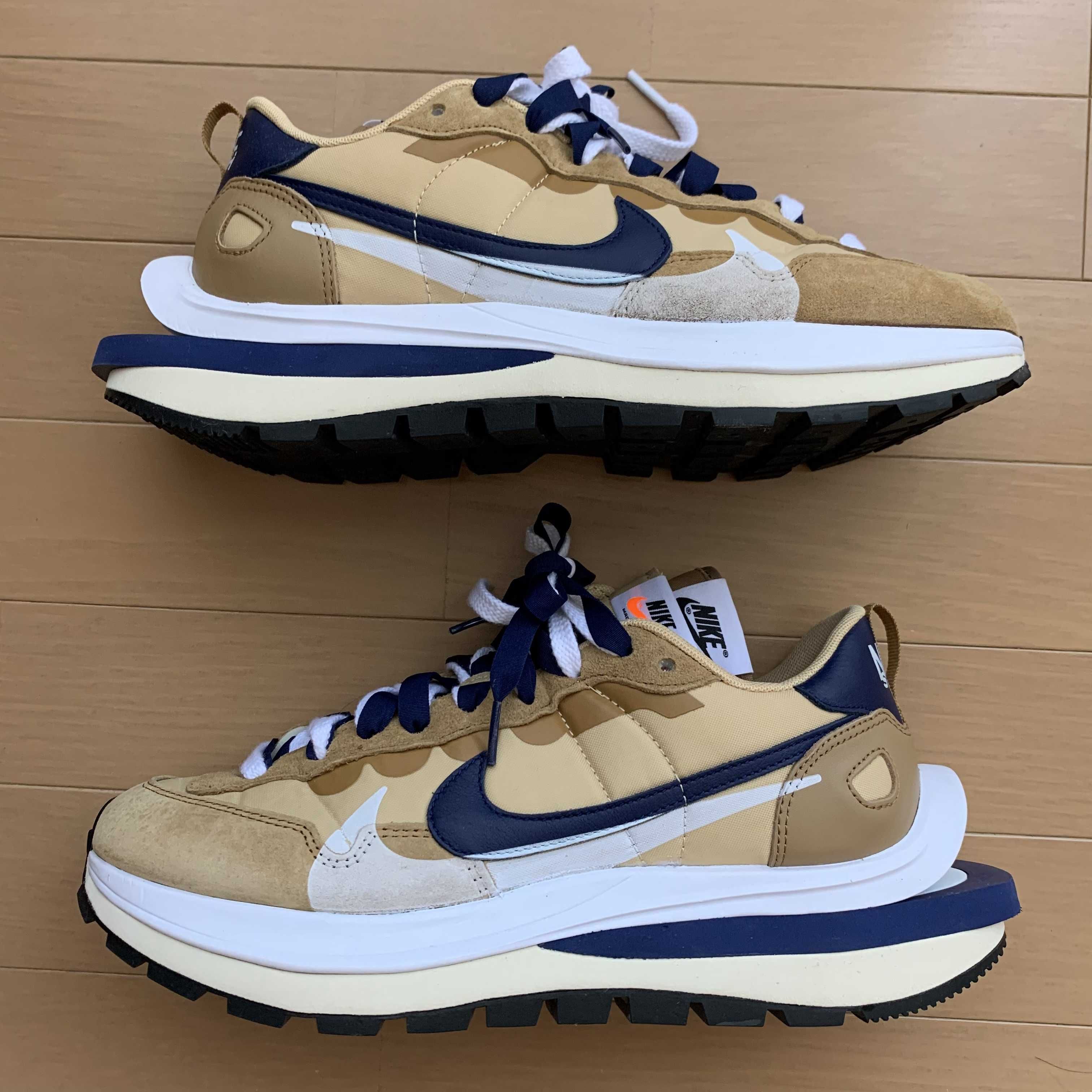 Sacai × Nike Vapor Waffle "Sesame And Blue Void"