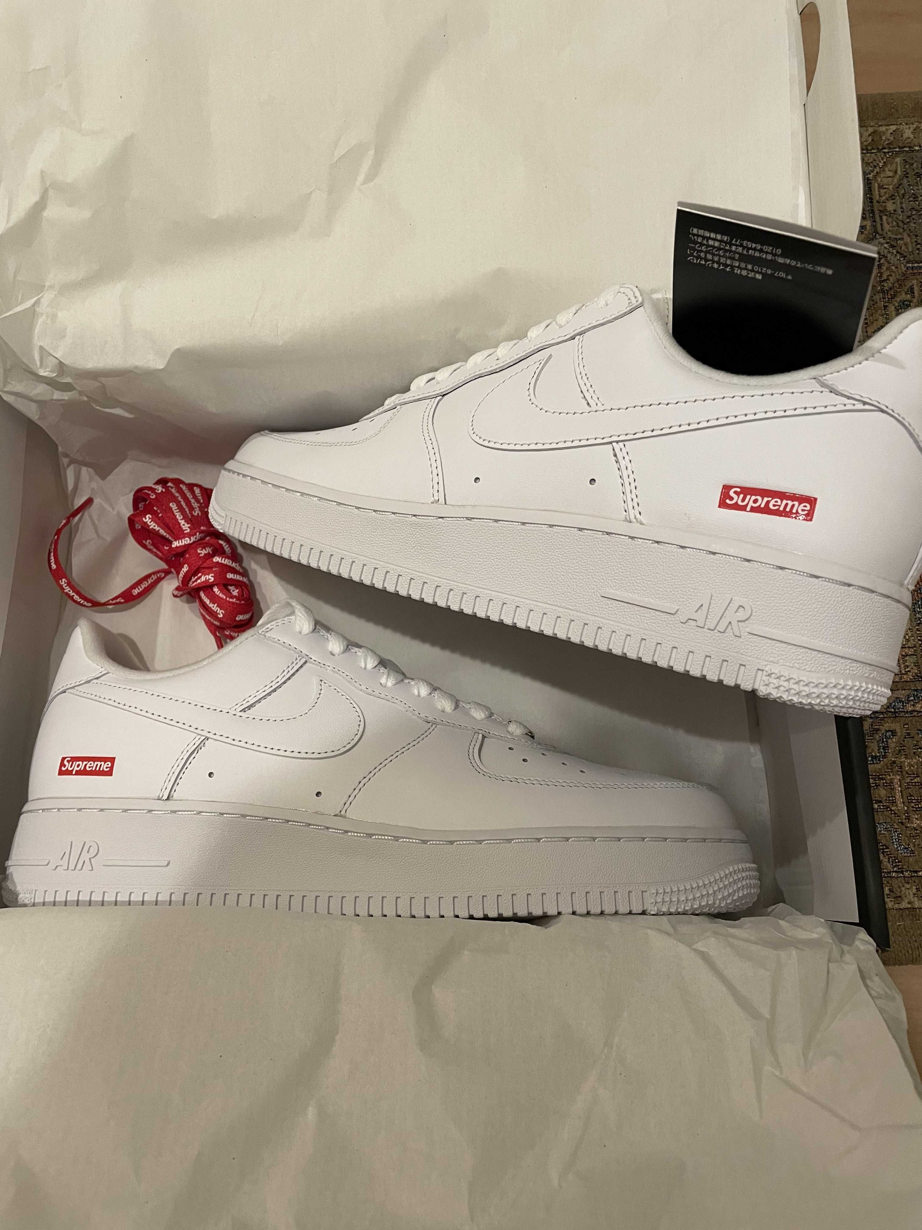 Supreme × Nike Air Force 1 Low "White"