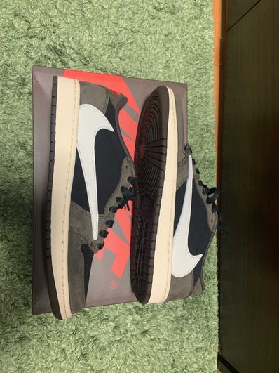 Travis Scott × Nike Air Jordan 1 Low OG SP-T "Black/Dark Mocha"