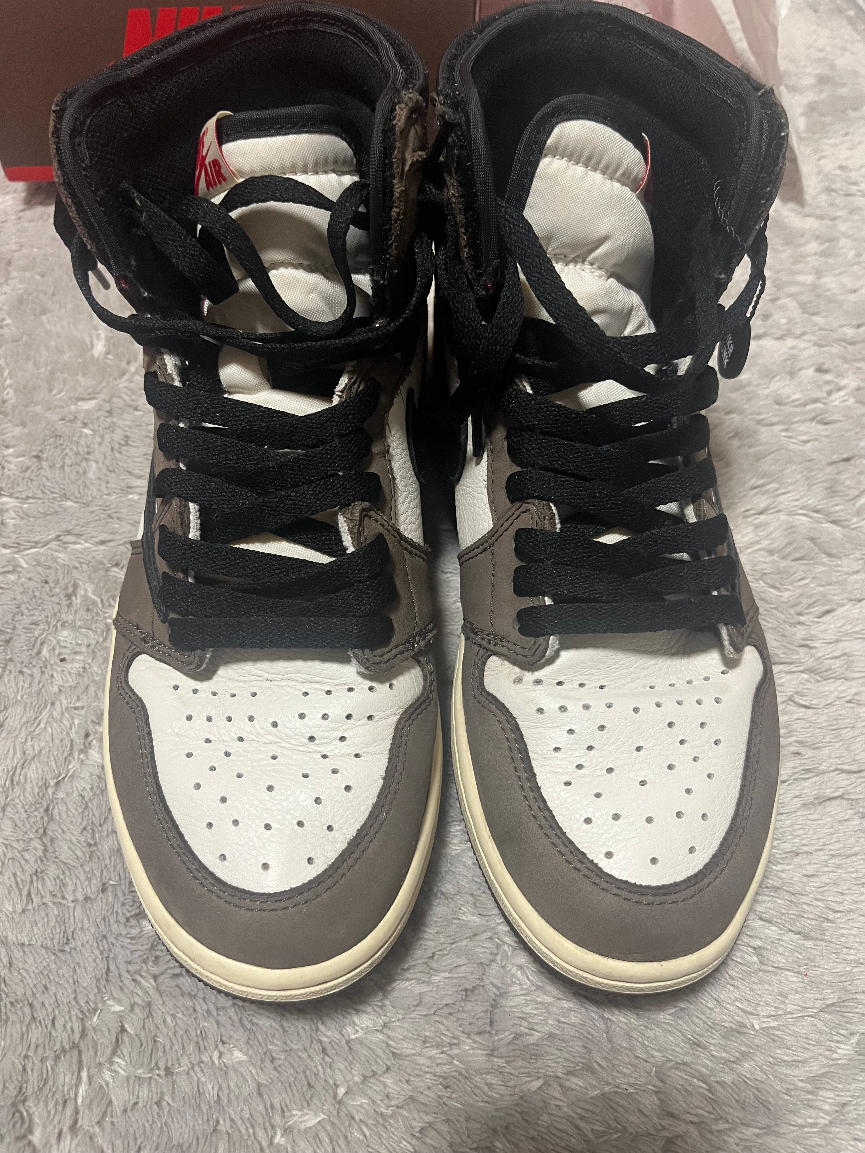 Travis Scott × Nike Air Jordan 1 Retro High OG TS SP "Sail/Dark Mocha"