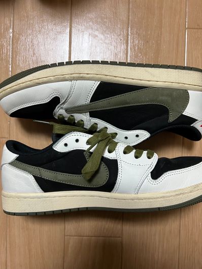 Travis Scott × Nike Women's Air Jordan 1 Low OG "Medium Olive"
