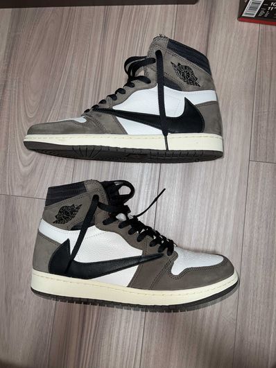 Travis Scott × Nike Air Jordan 1 Retro High OG TS SP "Sail/Dark Mocha"