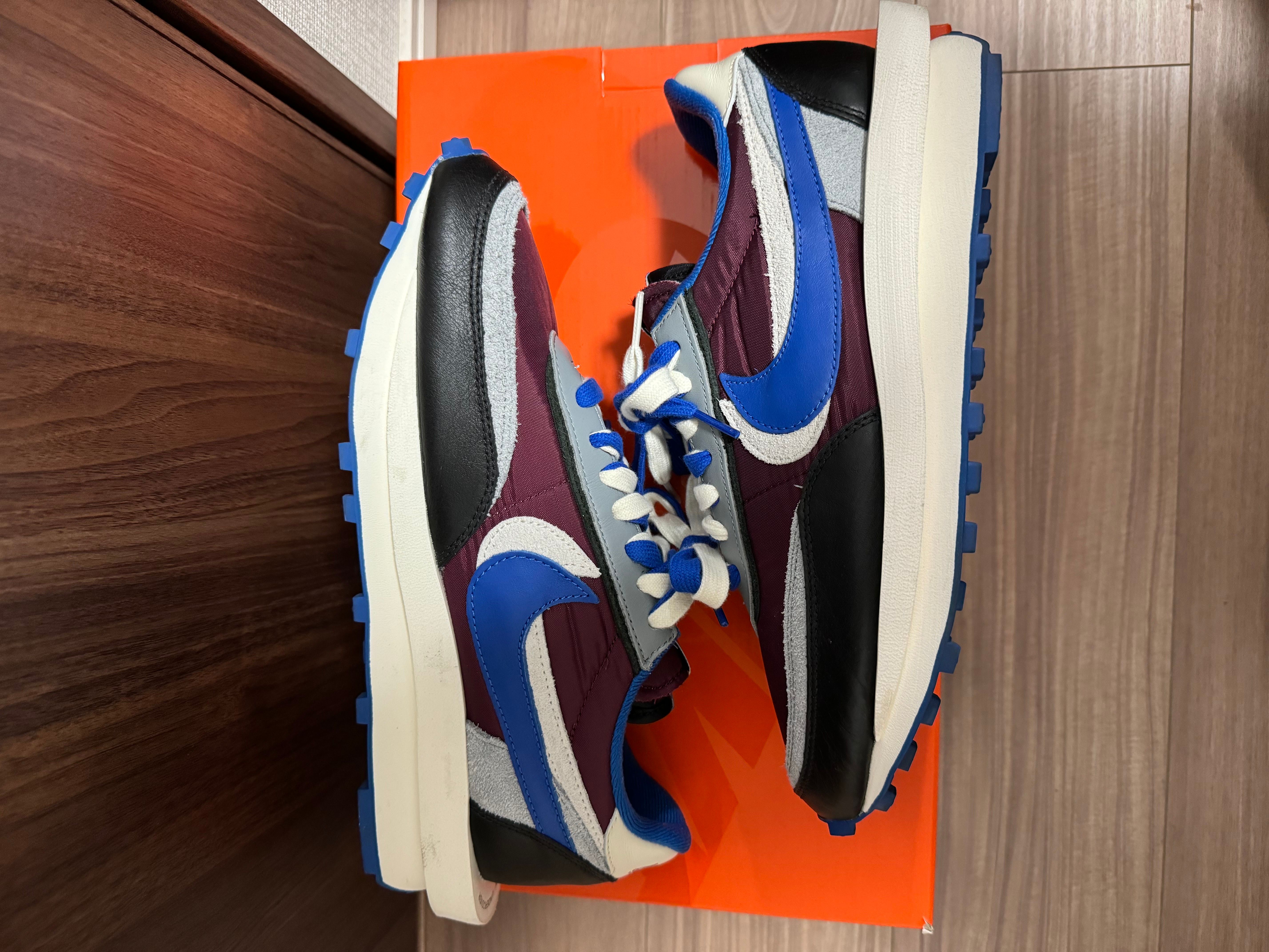 UNDERCOVER × sacai × Nike LD Waffle "Night Maroon/Pale Ivory-Ground Grey-Team Royal"