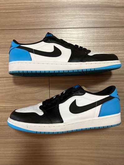 Nike Air Jordan 1 Low OG "Black and Dark Powder Blue/UNC"