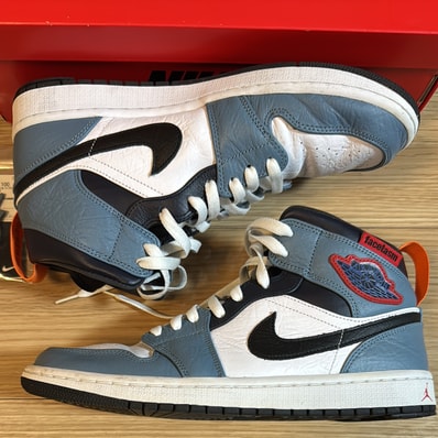 FACETASM × Nike Air Jordan 1 Mid "White/Navy"