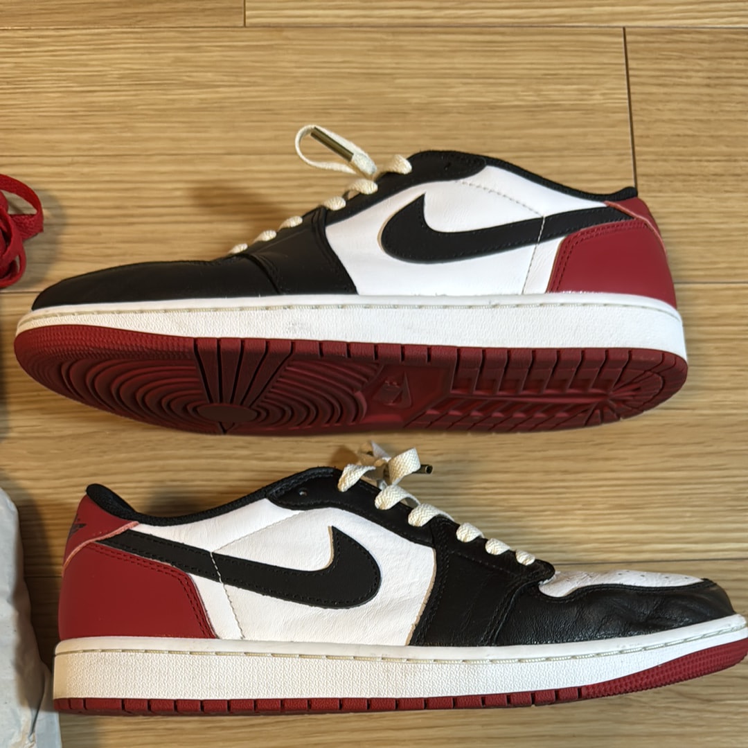 Nike Air Jordan 1 Retro Low OG "Black Toe"