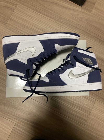 Nike Air Jordan 1 High OG CO.JP "White/Midnight Navy" (2020)(ブリーフケースなし)
