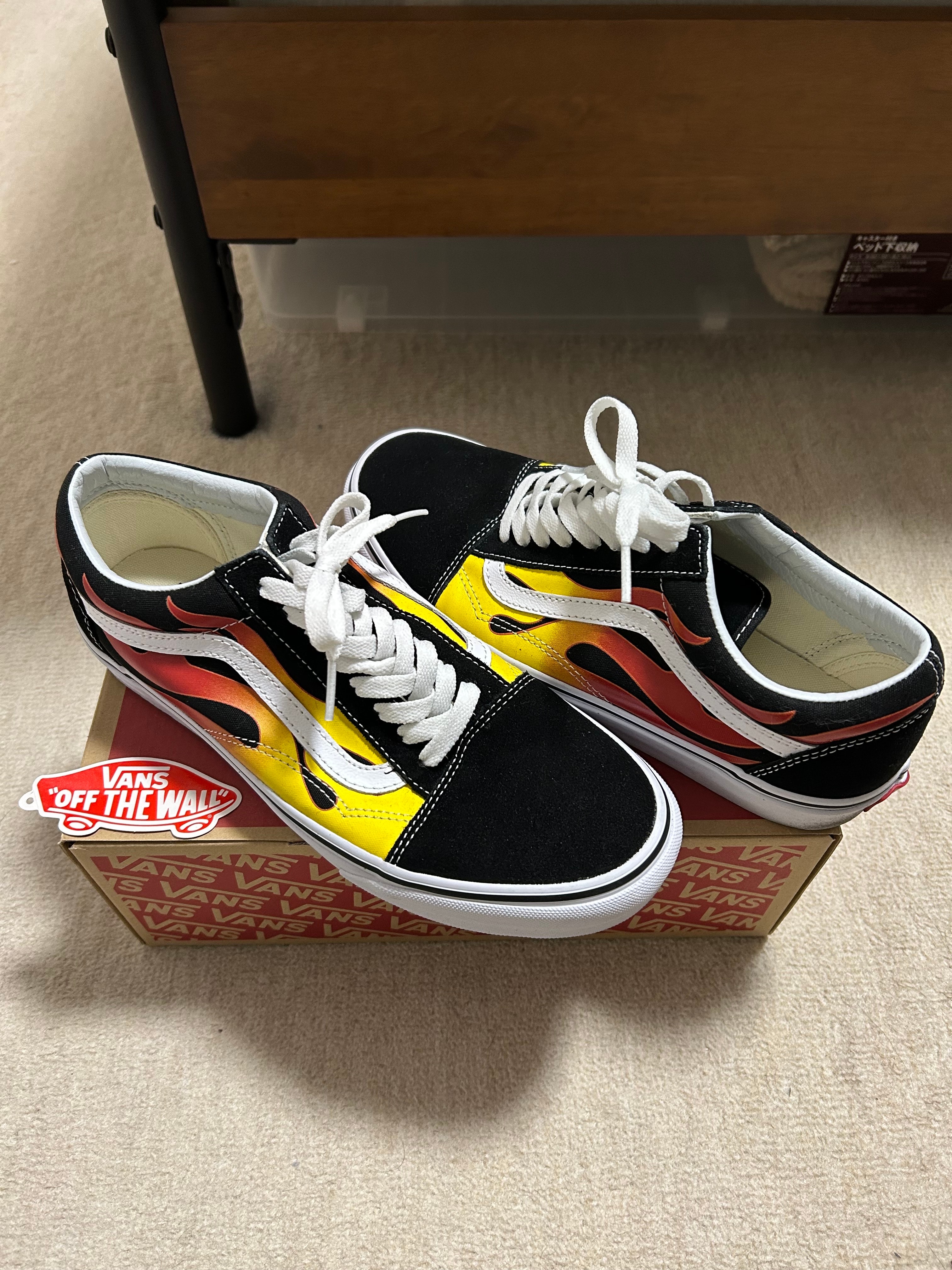 バンズ オールドスクール フレイム "ブラック/トゥルーホワイト"