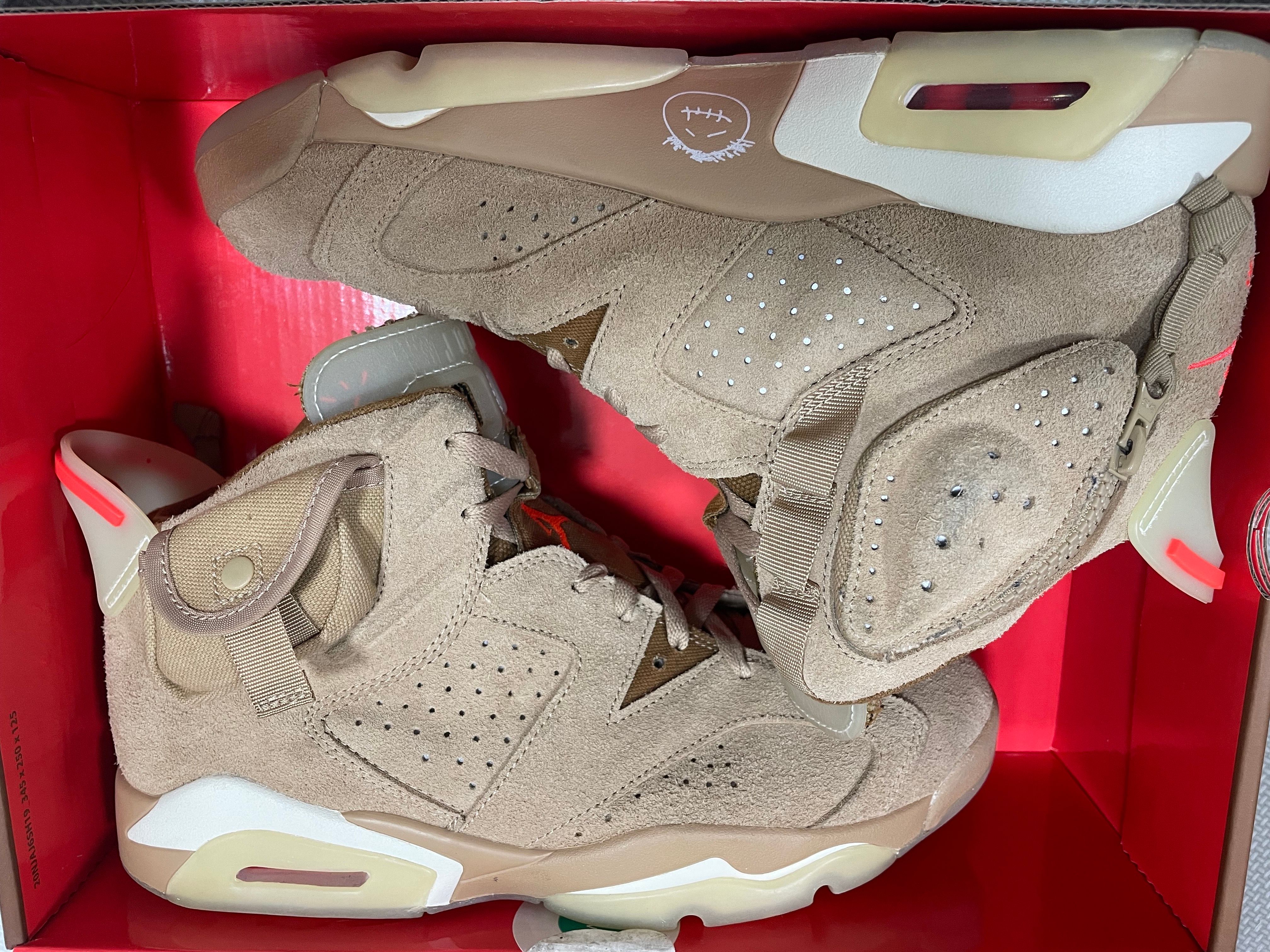 Travis Scott × Nike Air Jordan 6 "British Khaki"