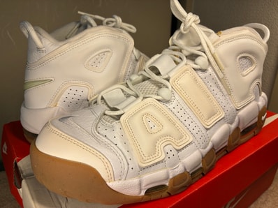NIKE AIR MORE UPTEMPO "WHITE/WHITE"