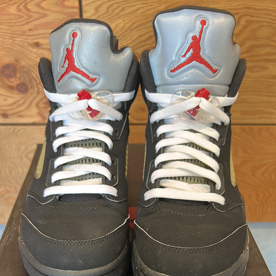 Nike Air Jordan 5 Retro OG "Black/Fire Red/Metallic Silver/White" (2016)