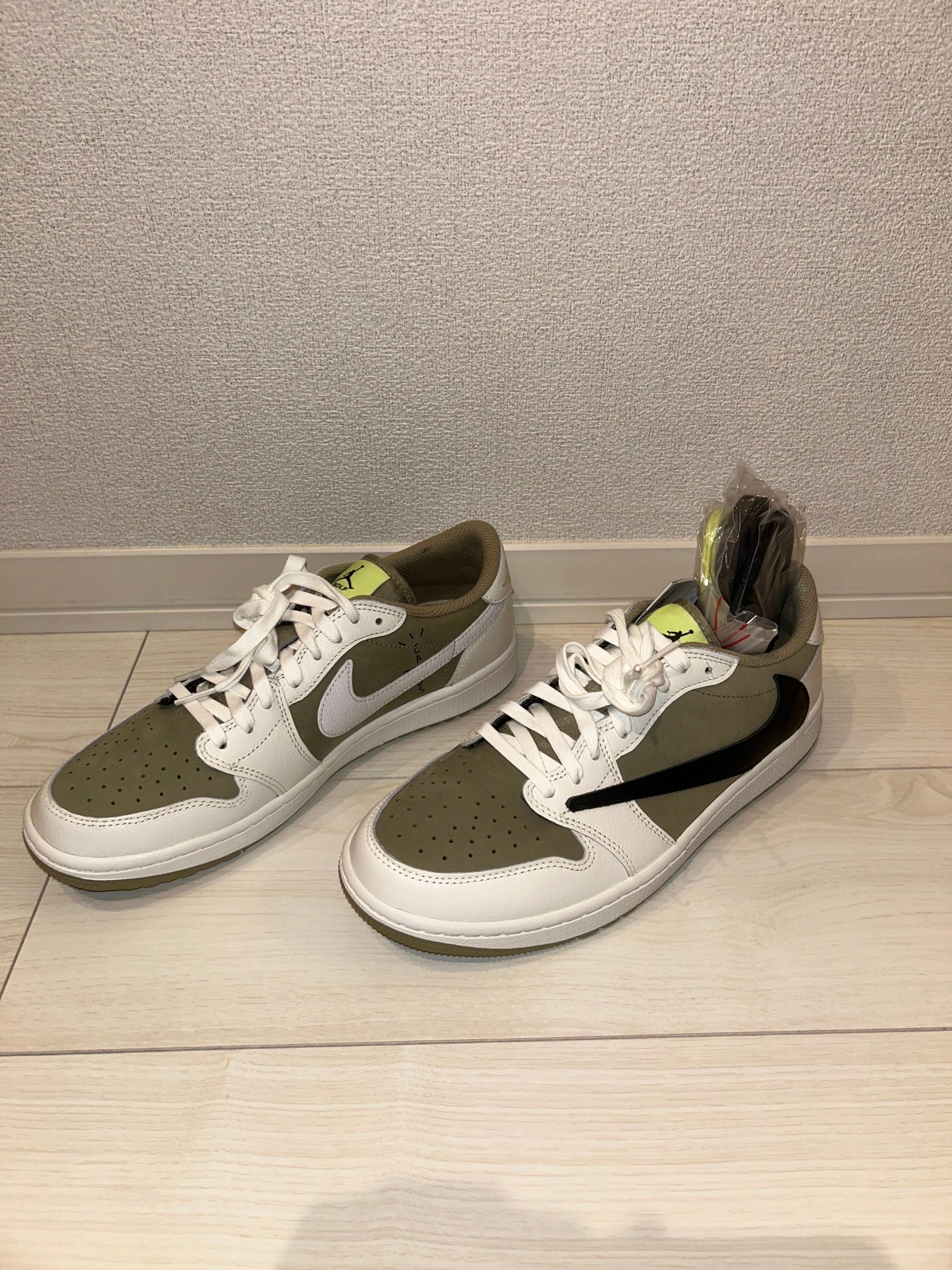 Travis Scott × Nike Air Jordan 1 Low Golf NRG "Neutral Olive"