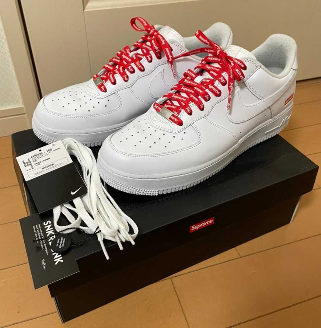 Supreme × Nike Air Force 1 Low "White"