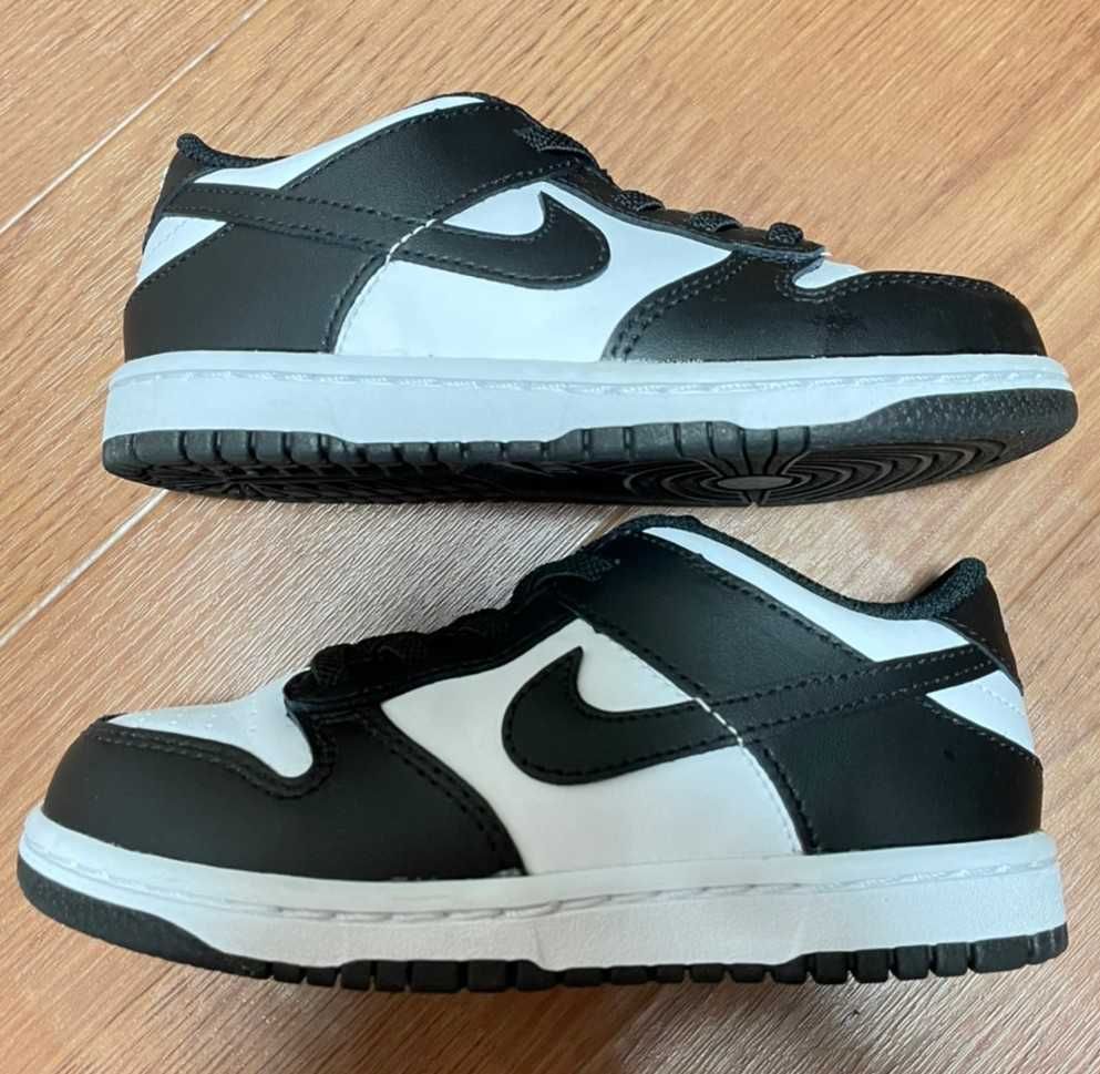 Nike TD Dunk Low "White/Black"