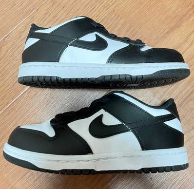 Nike TD Dunk Low "White/Black"