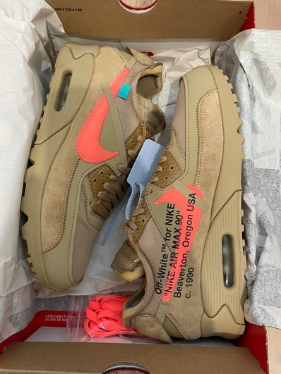 Off-White × Nike Air Max 90 "Desert Ore"