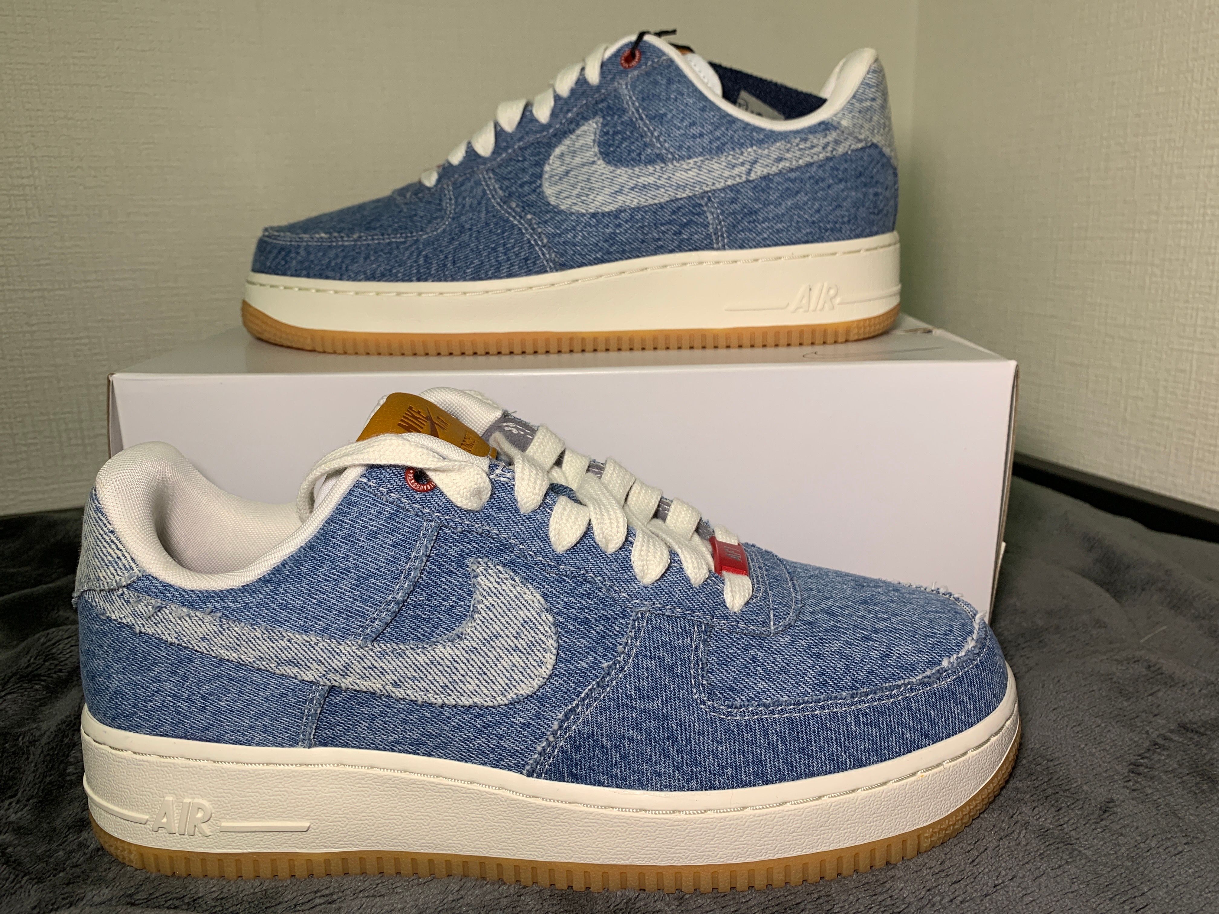 Levi’s®︎ × Nike Air Force 1 Low "White/Denim" (Nike By You)