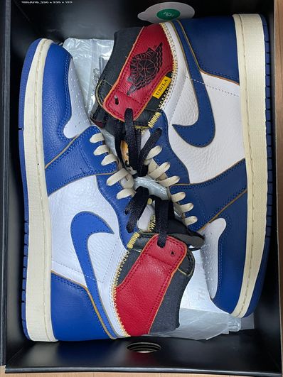 Union × Nike Air Jordan 1 Retro High OG NRG "Storm Blue/Varsity Red"