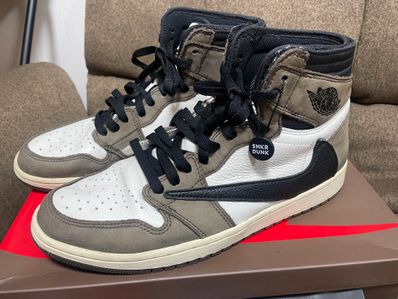 Travis Scott × Nike Air Jordan 1 Retro High OG TS SP "Sail/Dark Mocha"