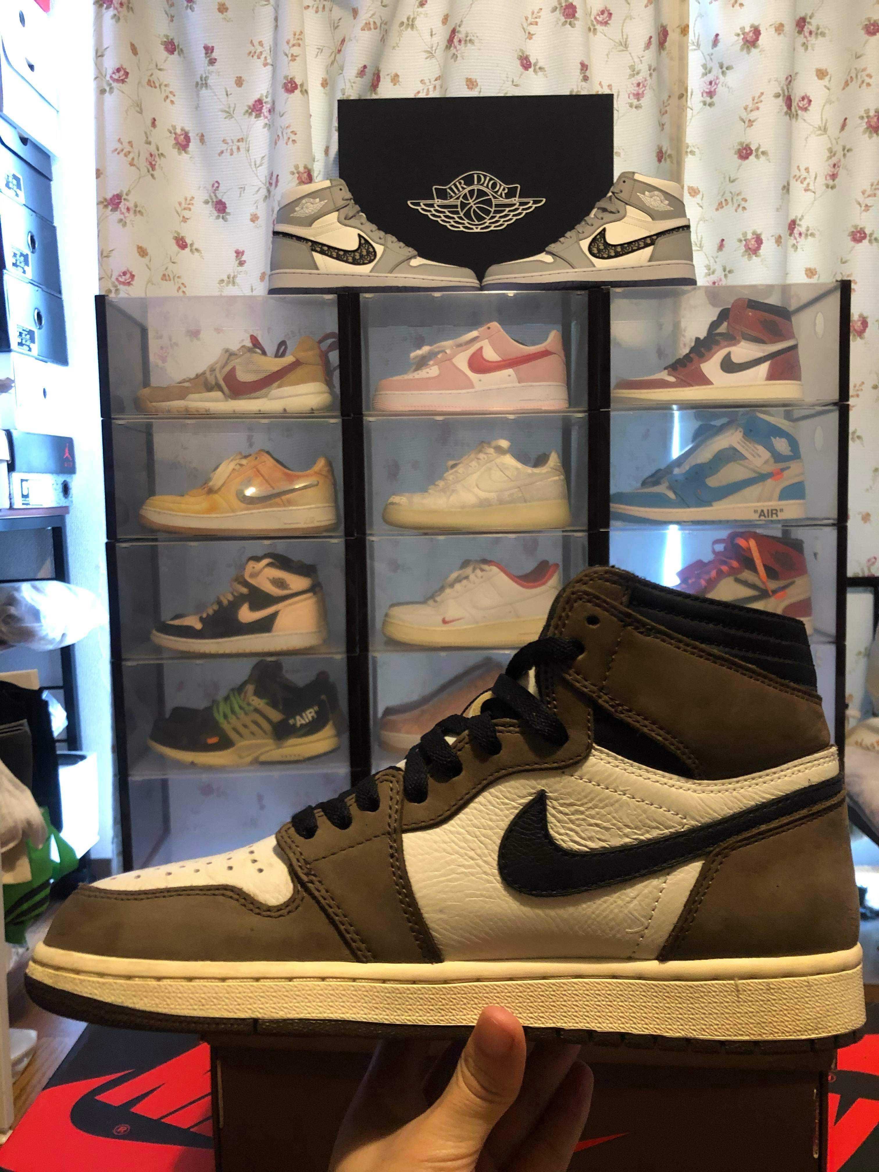 Travis Scott × Nike Air Jordan 1 Retro High OG TS SP "Sail/Dark Mocha"