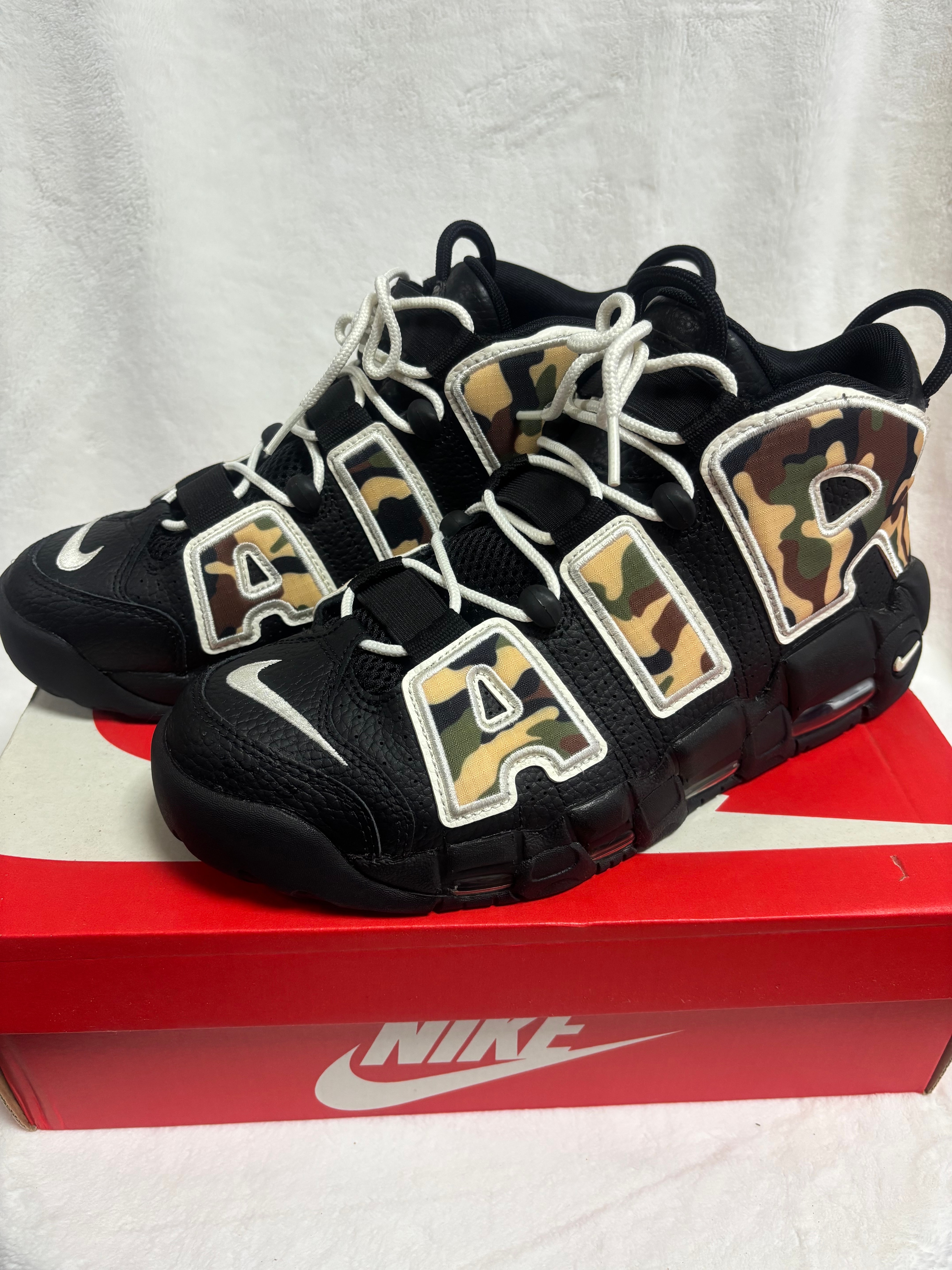 NIKE AIR MORE UPTEMPO "BLACK CAMO"