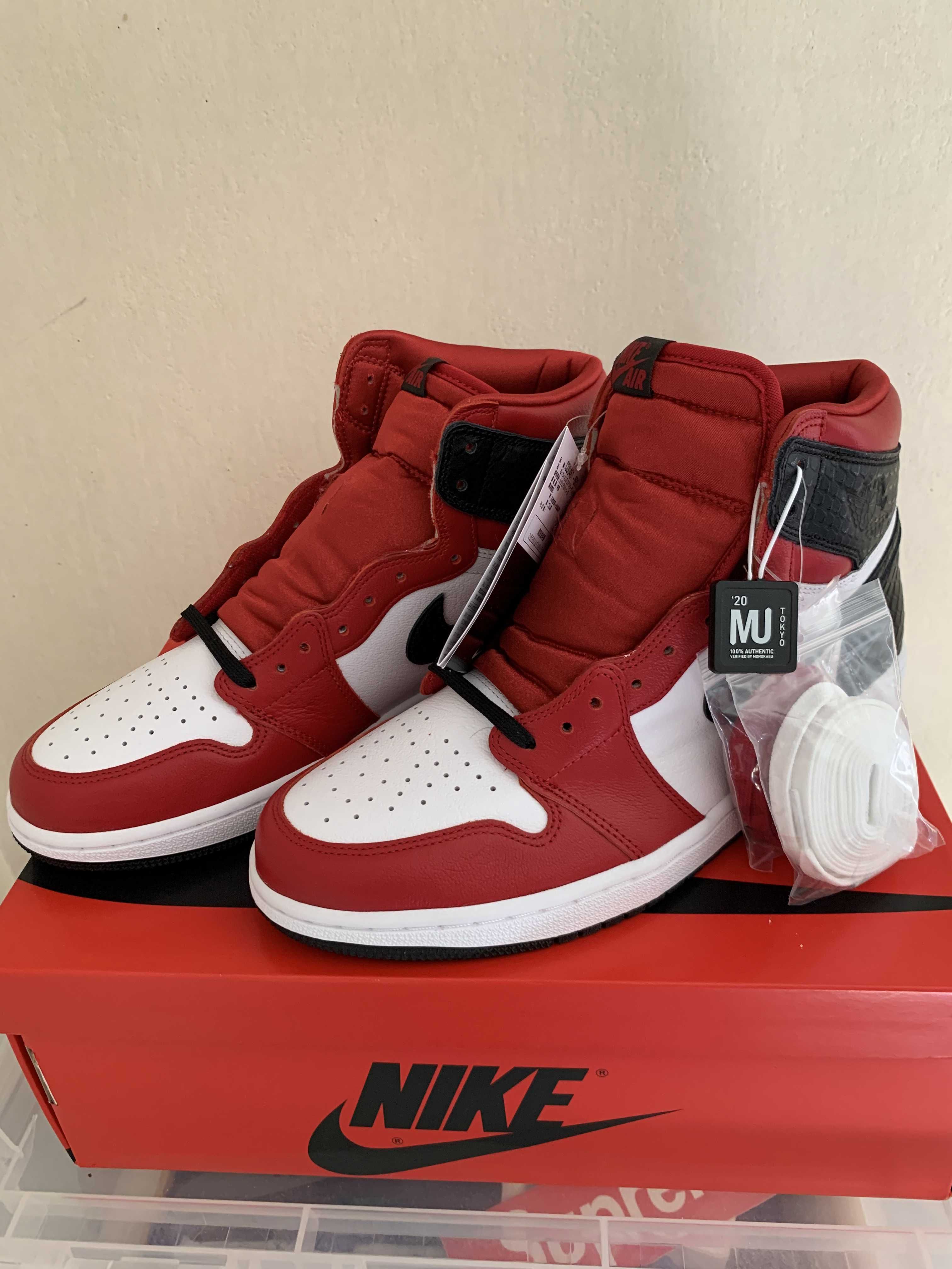 Nike Women's Air Jordan 1 High OG "Satin Red"