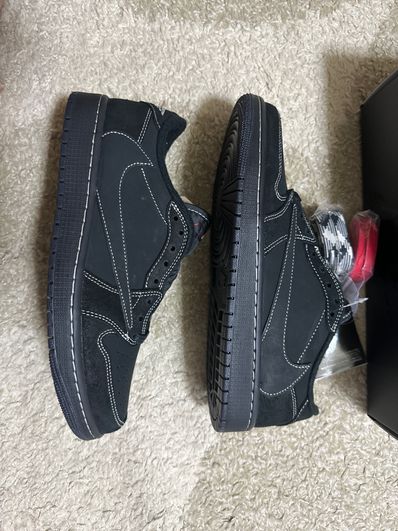 Travis Scott × Nike Air Jordan 1 Low OG SP "Black Phantom"