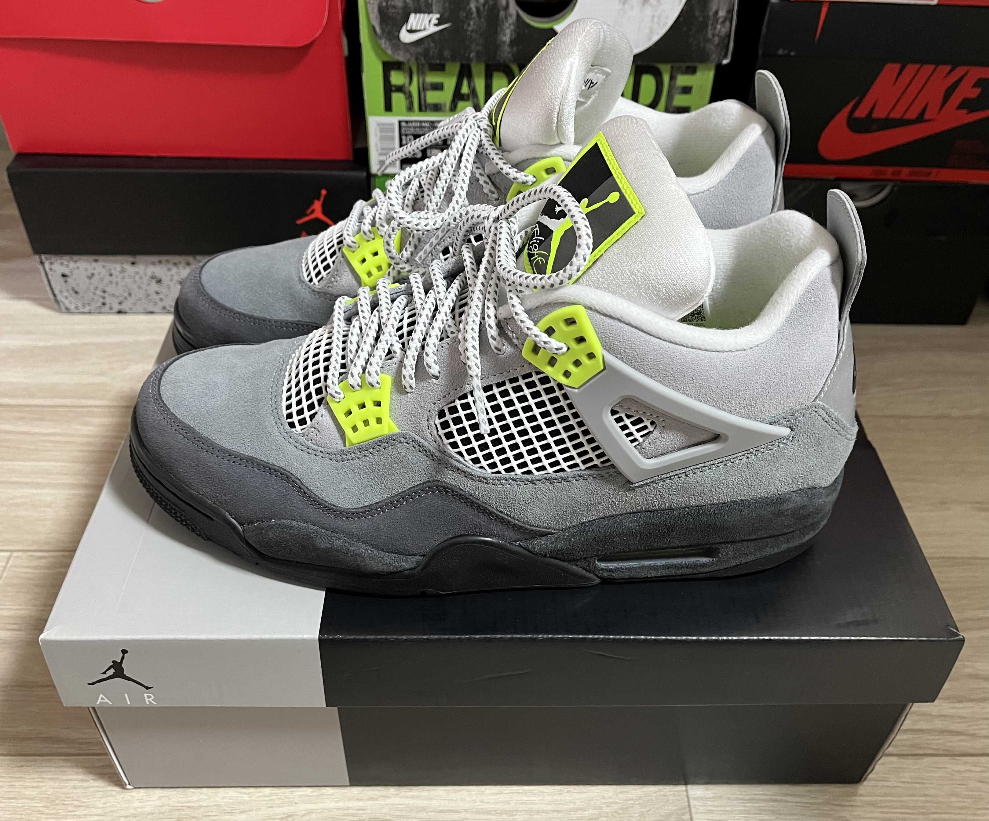 NIKE AIR JORDAN 4 RETRO LE "NEON"