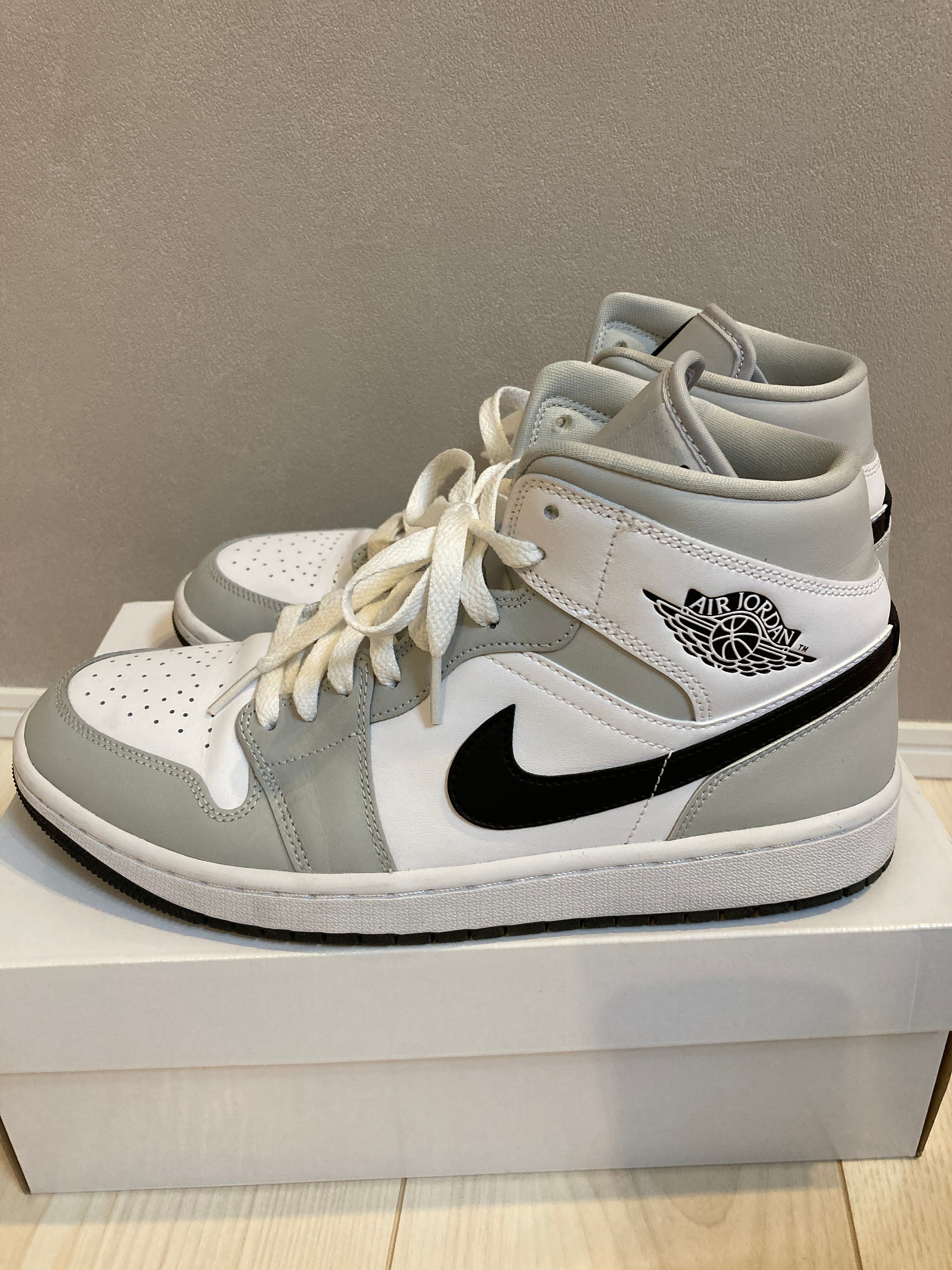 Nike Women's Air Jordan 1 Mid "Grey Fog/White/Black"