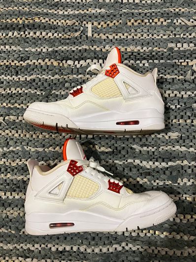 Nike Air Jordan 4 Retro "White/Team Orange"
