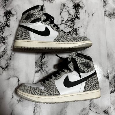 Nike Air Jordan 1 High OG "White Cement/Safari"