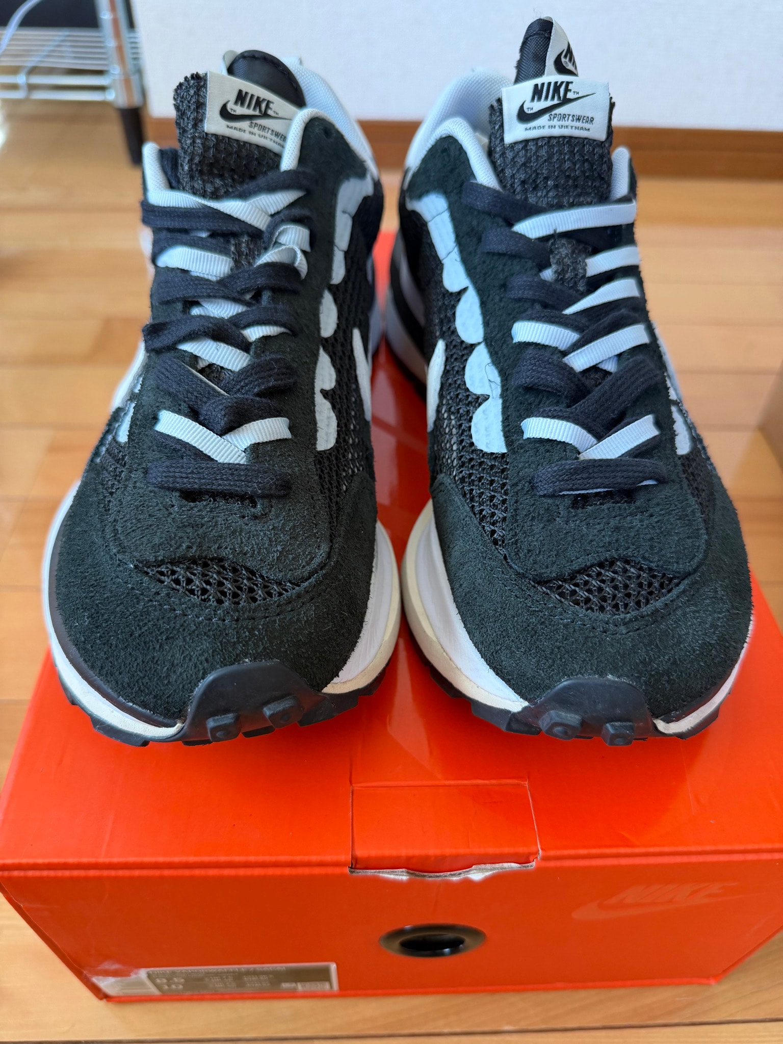 sacai × Nike Vapor Waffle "Black and White"